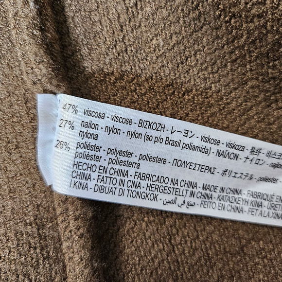 ZARA cardigan sweater knit dress stretchy brown sz S - Picture 8 of 10